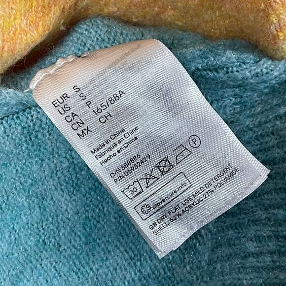 H&M • Color Block Striped Pullover Sweater - Picture 5 of 5